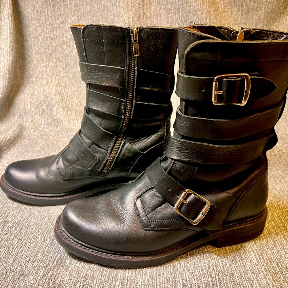 Frye - women Whiskey all-leather black boot